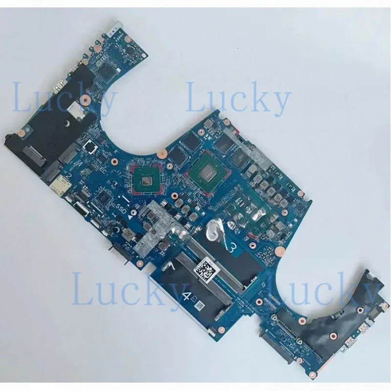 f   DA0XW2MBAH0 For HP Zbook 15 G5 Laptop Motherboard I7-8750H CPU L75760-001 4GB