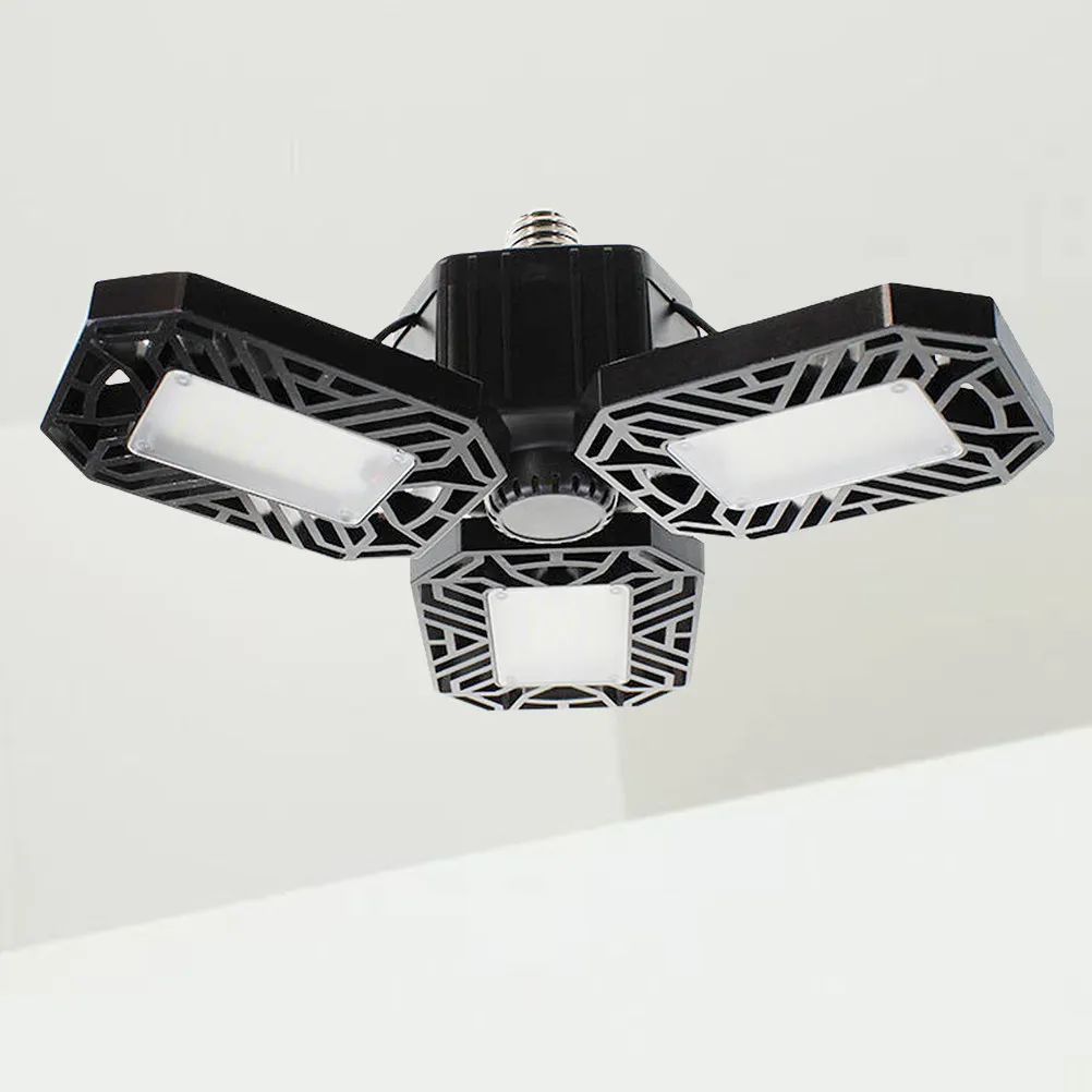 

Светодиодный потолочный светильник для гаража 80 Вт, высокая яркость, регулируемый, складной, для подвала, 6000K, IP65, 50000 ч