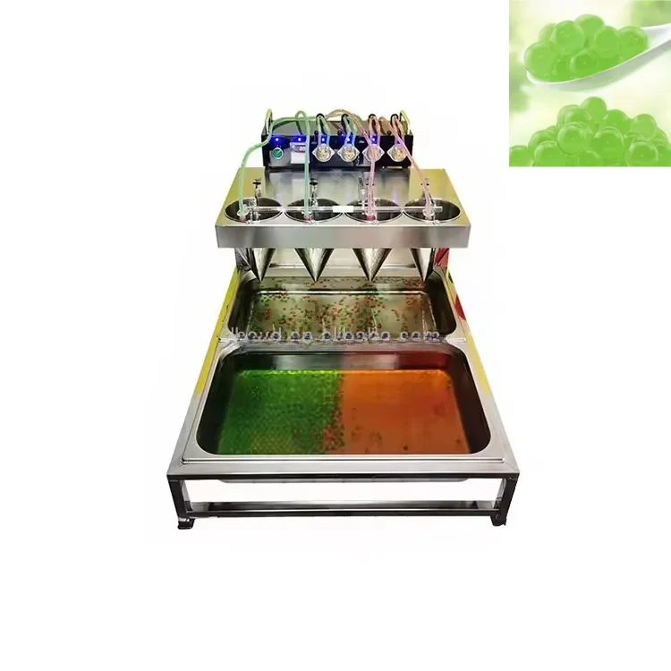 High Capacity Automatic Explosion Bead Bubble Tea Jelly Balls Making Machine