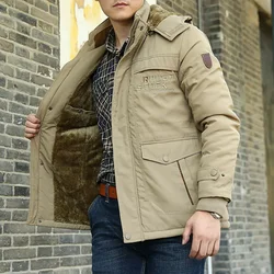 Jackets for Men Winter Men's Coats Multi-pockets Best Selling Hooded Climbing Clothes Sports Style Clothing New & Fishing Cold