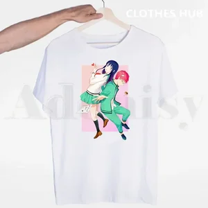 Saiki K Kusuos katastrophales Leben im Psi Nan Herren t -Shirt, Sommermodebluse, lustige Mode, Harajuku -Tees 6 Hauptverkaufskleidung Saiki Kusuo - №4