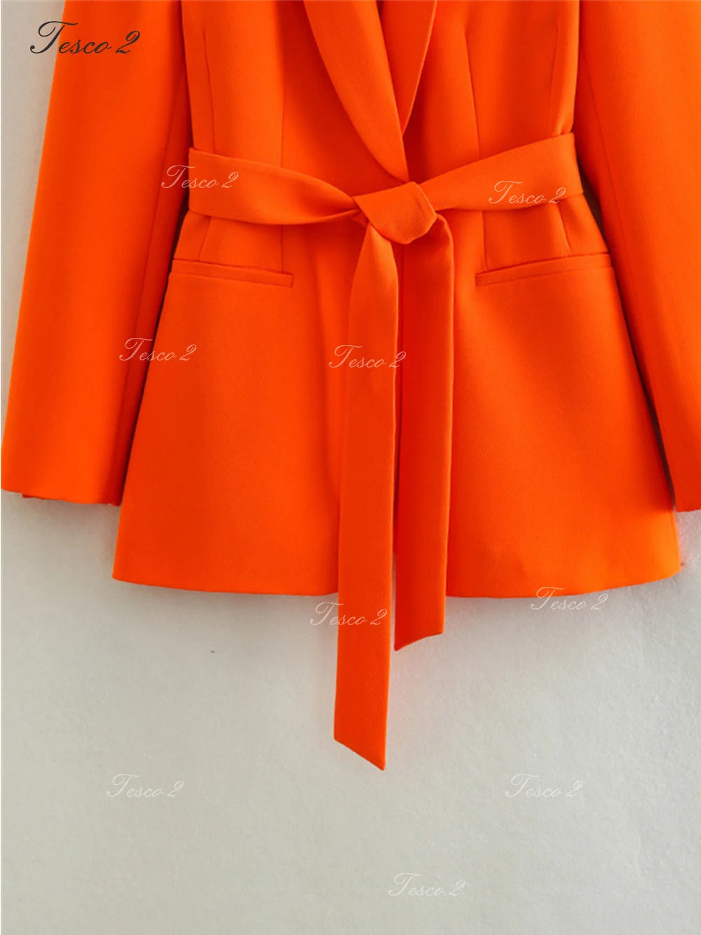 Formal Women's Suit Coat Loose Cuffs With Split Waistband Suit Jacket For Office Lady Daily Office Casual Wear For Spring Autumn