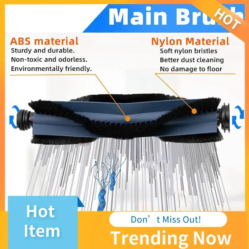 

BBNV-For Eufy X10 Pro Omni Robot Vacuum Cleaner Main Side Brush Hepa Filters Mop Cloth Dust Bag Replacement Parts Accessories