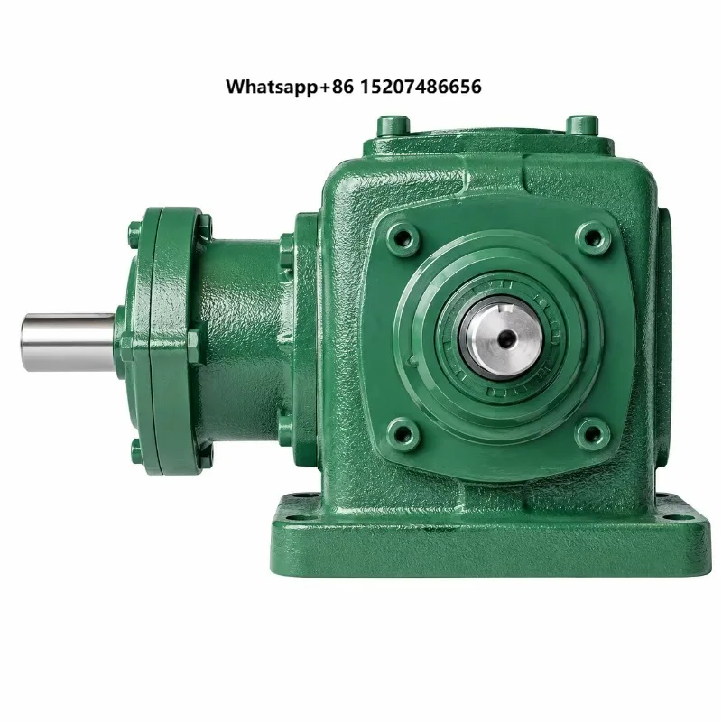 Ratio 1:1 Right Angle or 90 Degrees Multiplier sealed Gear Box /gear Speed Reducer with 3 Shafts