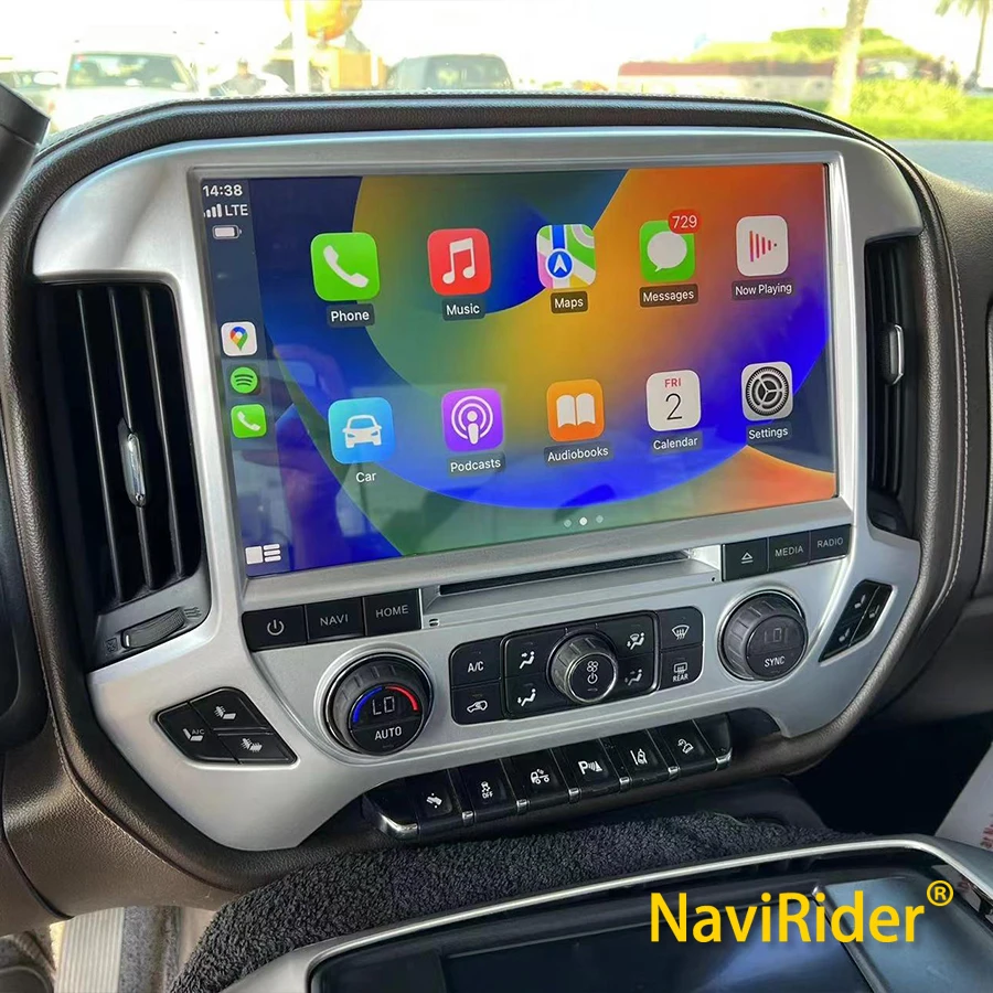 

13.3inch 1920*720 Android 13 Autoradio CarPlay Car Multimedia Video Player For Chevrolet Silverado 2014-2020 GPS Radio Stereo