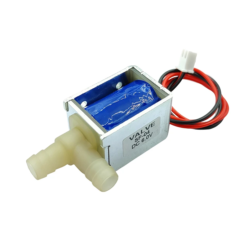 تيار مستمر 6 فولت/12 فولت/24 فولت 2-Way صمام الملف اللولبي الكهربائي الصغير عادة مغلقة N/C مايكرو صمام التحكم في تدفق المياه حديقة زهرة سقي صمام