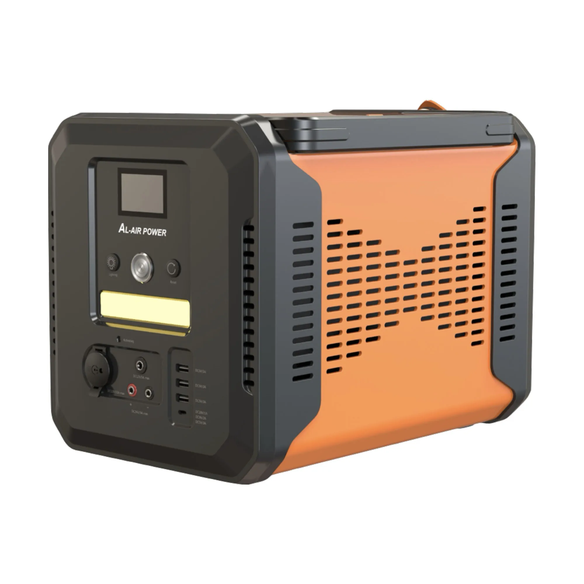 

Light Emitting Diode Light Aluminum Air Salt Water Battery Generator Charging Emergency Power Station Camping Exploration