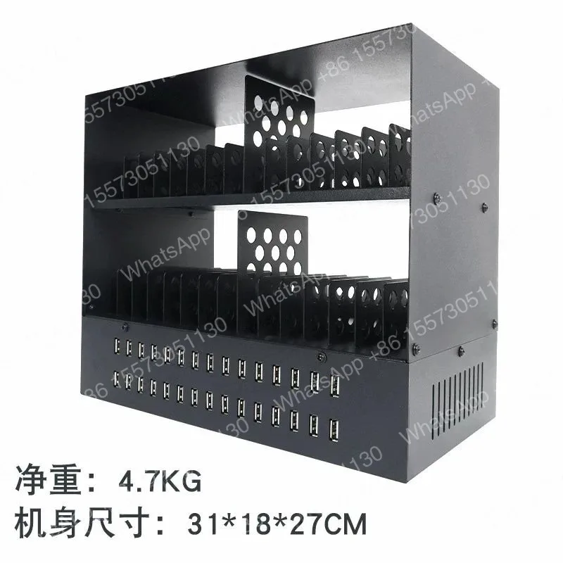 30 40 Port,Multi Port USB Charger Hub Desktop Charging Station One Piece Split Design For Multiple Devices
