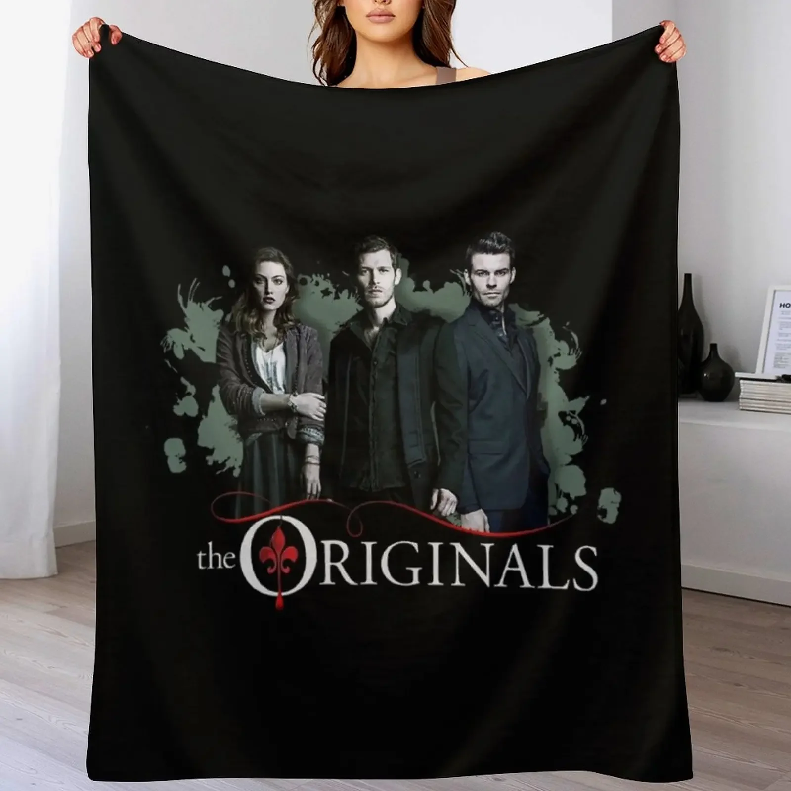 

The Originals - Klaus, Hayley and Elijah Throw Blanket Travel Kid'S christmas gifts For Decorative Sofa Blankets