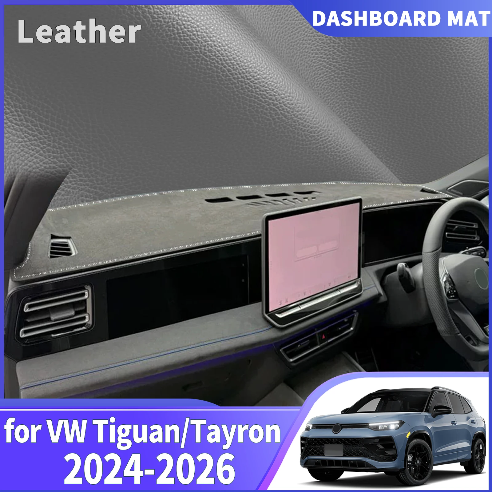 

fit for Volkswagen Tiguan Tayron 2024-2026 2027 Car Accessories Dashmat Dashboard Cover Pad DashMat Sunshade Protective Carpet
