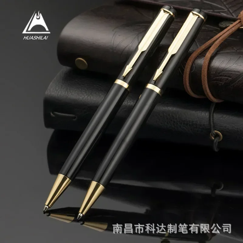 10PCS  Metal rotating ballpoint pen, oil pen, creative advertising gift pen B