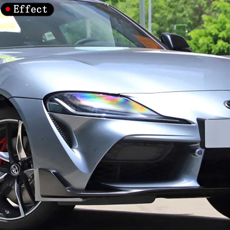 자동차 FrontHeadlamps 훈제 블랙 TPU 보호 필름 스크래치 수리 필름 스티커 Toyota Supra 2019 2020 GR GT4 Accessori