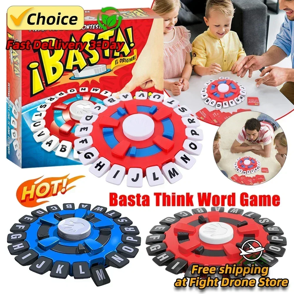 Children's Educational Table Toys English Spanish TAPPLE Crazy Alphabet Game Parent-child Interactive Turntable Toy Family Game