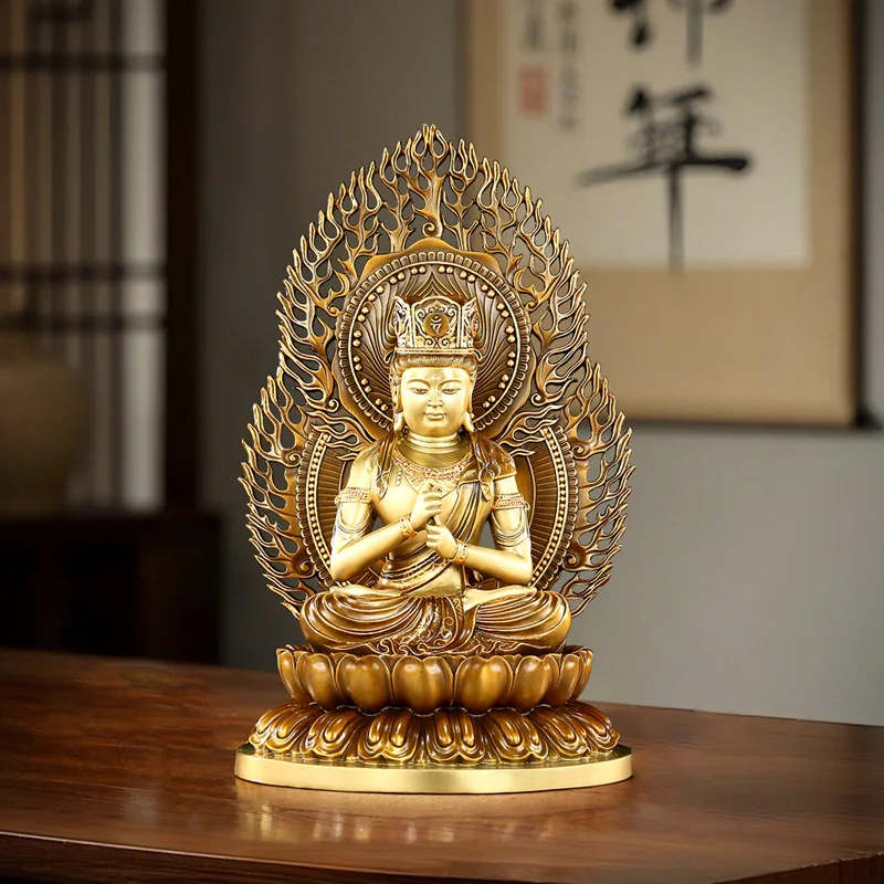 Brass Tathagata Buddha Big Day Tathagata Amitabha Home Decorations