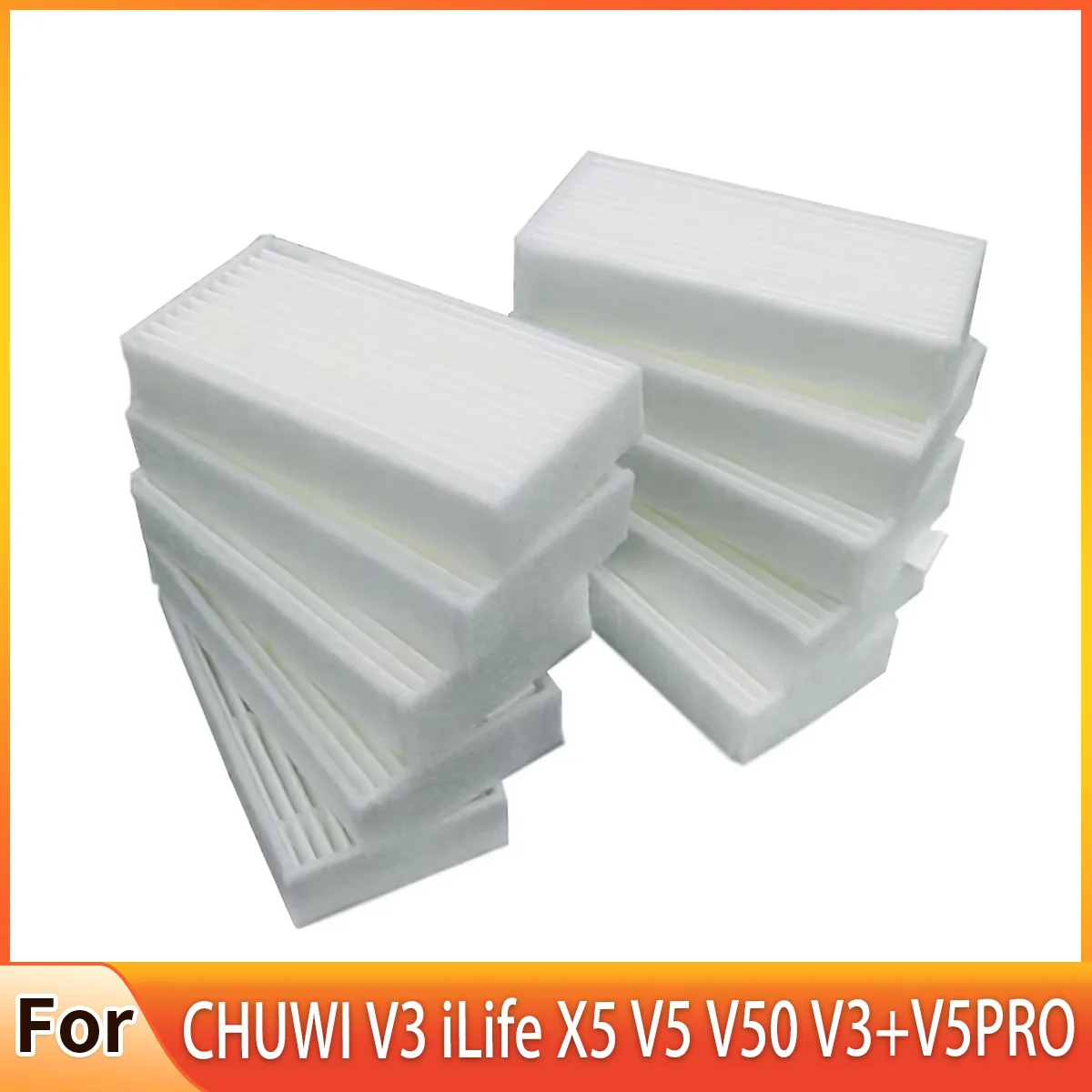 Vacuum Cleaner Filters HEPA Filter For CHUWI V3 ILife X5 V5 V50 V3+ V5PRO ECOVACS CR130 Cr120 CEN540 CEN250 ML009 Cleaner