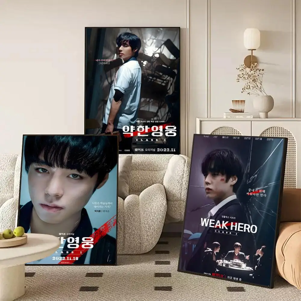 Weak H-Hero C-Class 1 2 TV Poster Waterproof Self-Stick Wall Art Stickers, Removable Wall Decor for Living Room and Bedroom