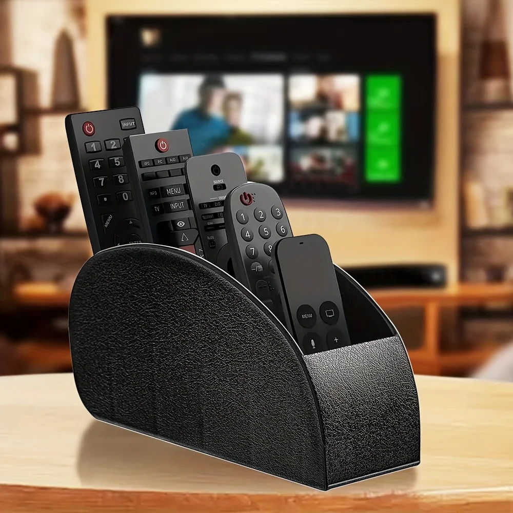 Image of 1 Stück 5-Fach Fernbedienungs-Organizer Box Desktop-Aufbewahrungsfach für TV-Box Fernbedienung Brillen Stifte Zuhause Büro