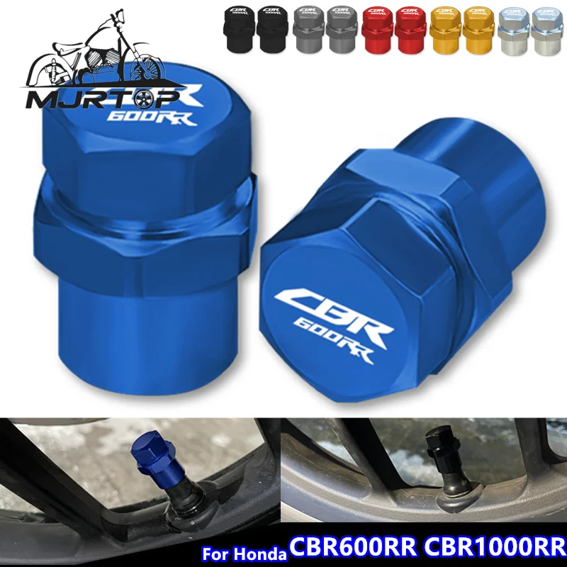 

For Honda CBR600RR CBR1000RR CBR1100XX CBR 600RR 1000RR Motorcycle Tire Valve Caps CNC Wheel Tyre Valve Stem Cover Air Dust Cap