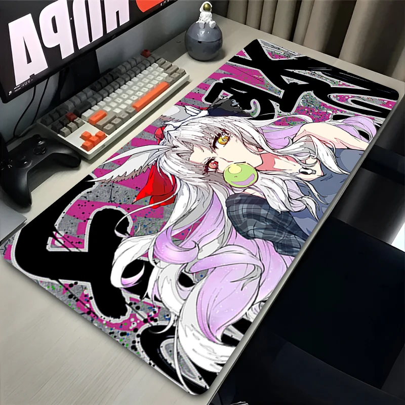 Oguri Cap Mauspad Spiel Umamusume Schreibtischmatte HD Gamer Großes XXL Anime Mädchen Mauspads PC Computer Desktop Zubehör Teppich