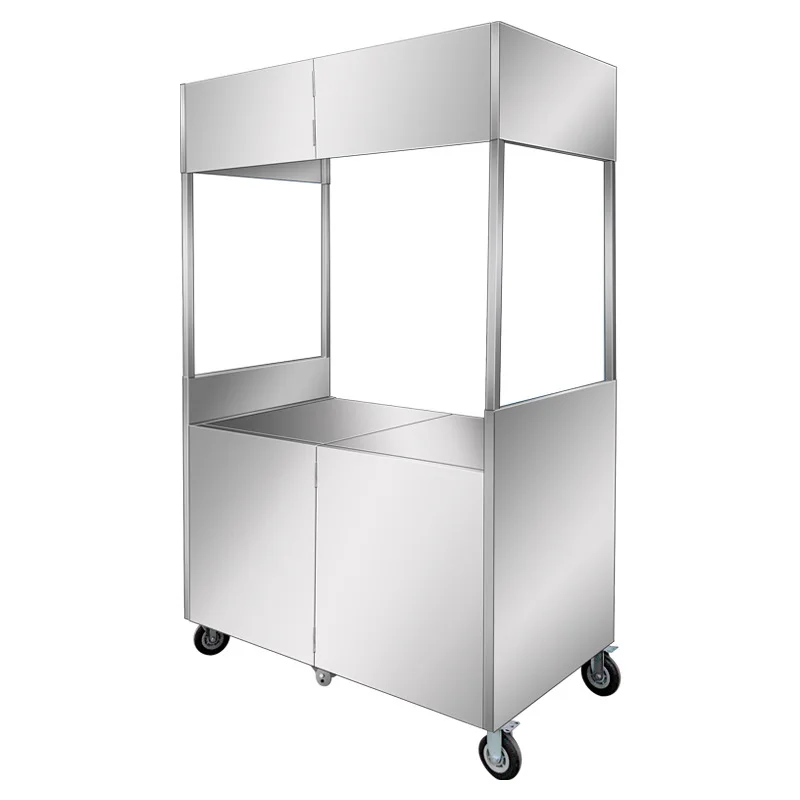 Commercial Stainless Steel Utility Vehicle Foldable Detachable Night Market