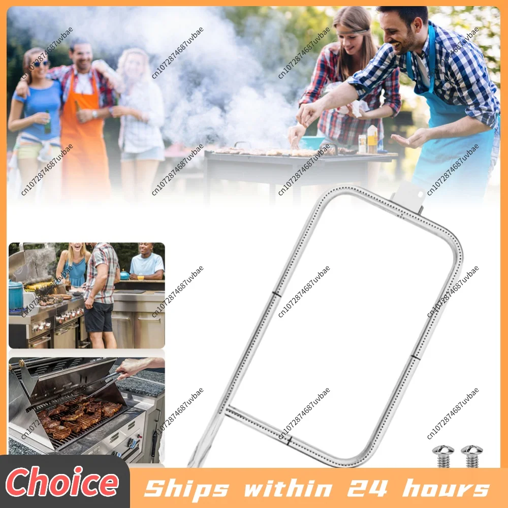 Stainless Steel Burner Tube Anti-corrosion Straight Burner Tube Gas Grill Burner Tube for Weber Q300/Q320 Q3000/Q3200 Gas Grill