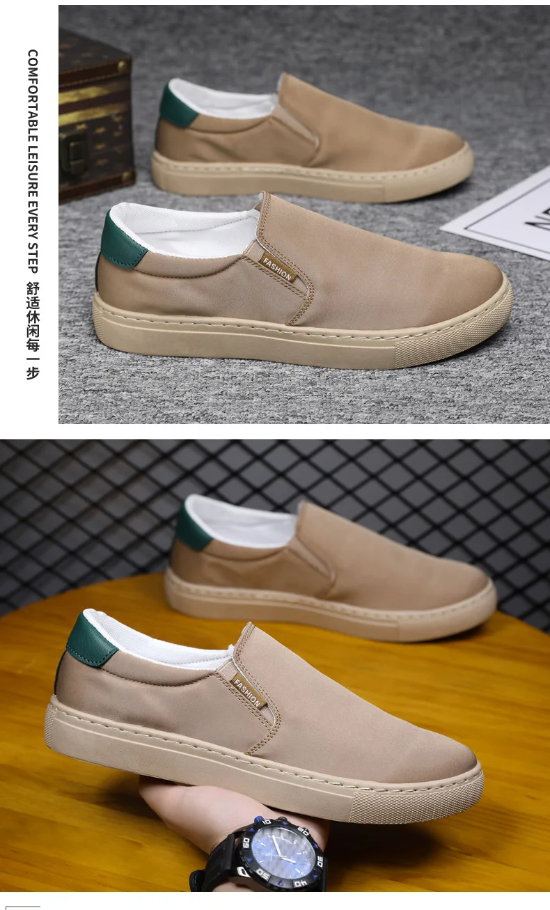 Neue weiße Slip-On-Leinenschuhe für Herren, vulkanisierte Sneakers, Studenten- und Jungen-Loafer, Espadrilles, lässige Herren-Fahr- und Golfschuhe, Größe 47 48. – Detail 20