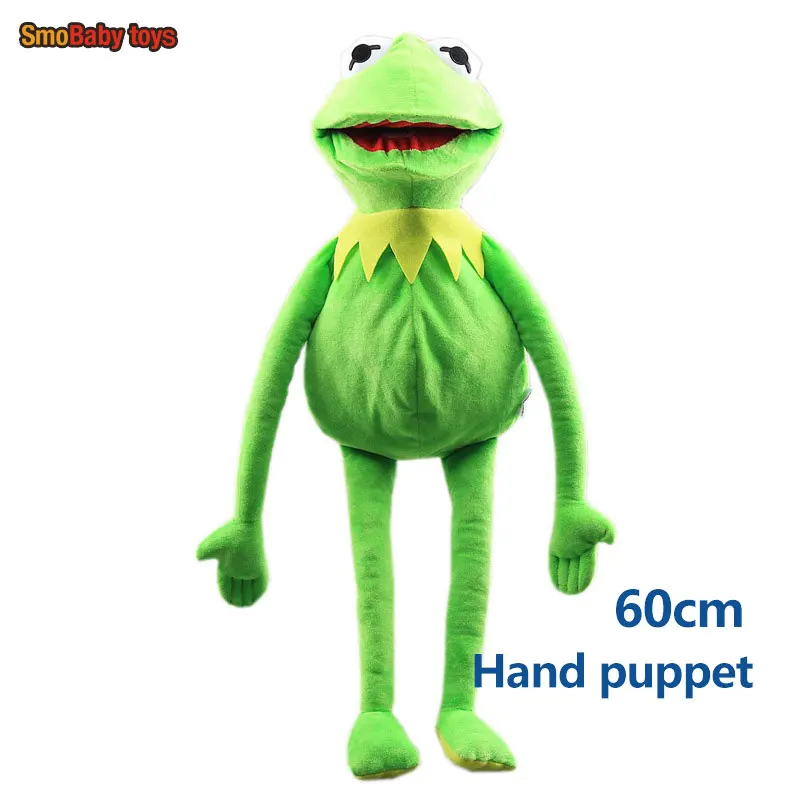 Muñeco de peluche de dibujos animados para niños, muñeco de peluche suave de alta calidad, rana KERMIT, regalo de cumpleaños