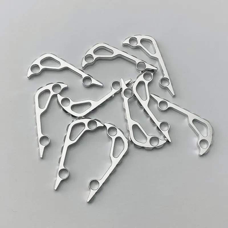 1Pcs Multiple Color Options CNC-machined Aluminum Alloy Material For Manual DIY Accessories Bugout 535 Folding Knife Usage