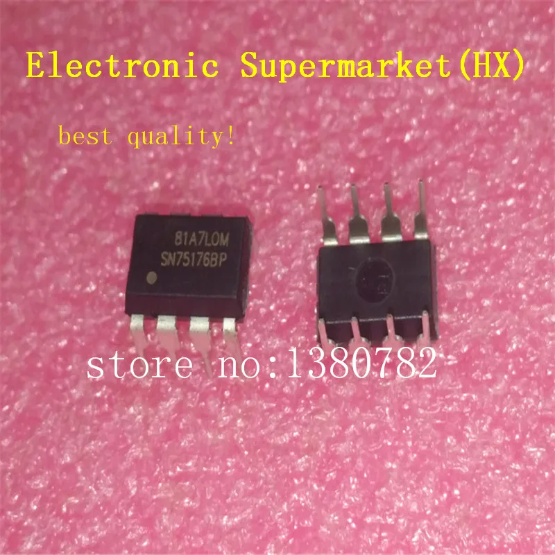 

Бесплатная доставка 100 шт./лот SN75176BP SN75176 75176 DIP-8 новый оригинальный IC в наличии!