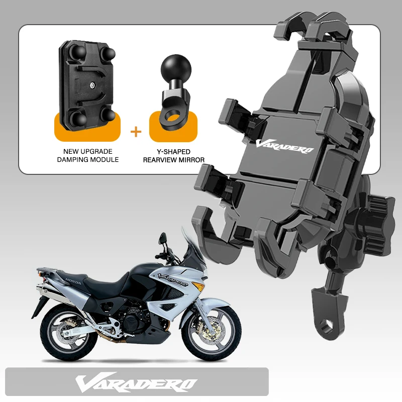 Motorcycle Riding 4.7-7.1 inch Smartphone Shockproof Bracket For Honda Varadero XL1000 Varadero1000 Accessories