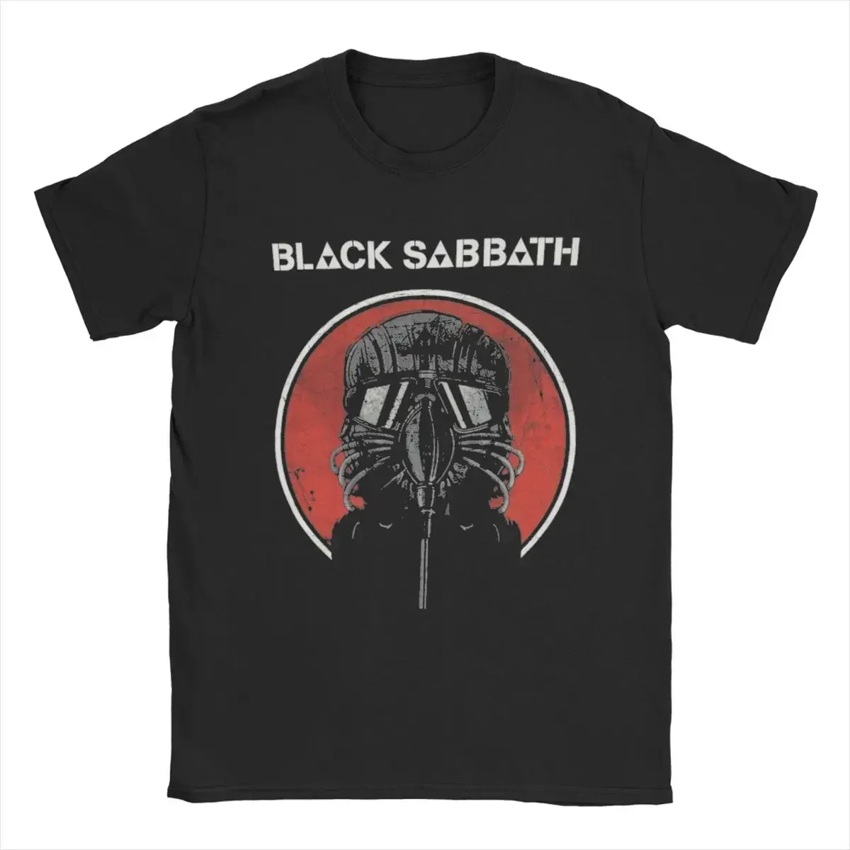 Men Leisure 100% Cotton Tee Shirt Round Collar Short Sleeve T Shirt Black Cool Sabbaths T-Shirt S- 5XL Tops heavyweight hot sale