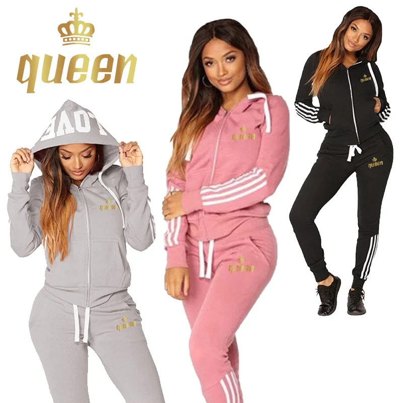 2023 Autumn New Women Comfortable Casual Tracksuits 2 Piece Sports Outfits Long Sleeve Tops and Long Pants Suit  Sport Set