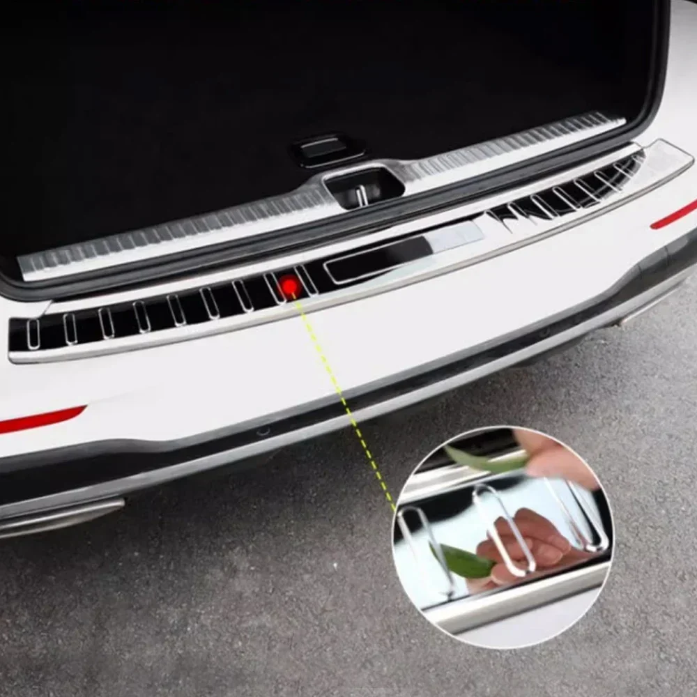 Trunk Bumper for Mercedes-Benz GLC X253 2015 2016 2017 2018 2019 2020 2021 2022 Car Accessories Rear Fender Protector Pad Cover