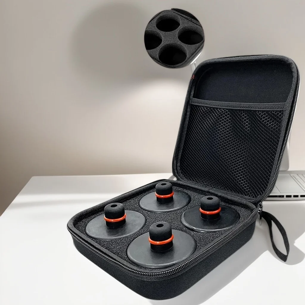 

1/4Pcs Car Rubber Jack Pad Adapter for Tesla Model Y/3 – Chassis Stand Pucks with Storage Bag (Car Accessory)