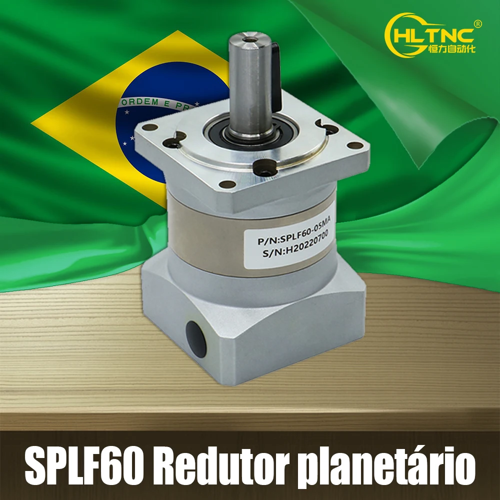 Brazil Shipped Planetary Reducer SPLF60 Suitable for Nema24 400w Servo Motor Gear Ratio 4  5 10  25N.m For Nema 24 Servo Motor