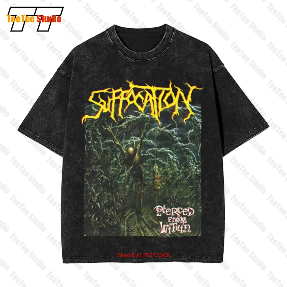 Suffocation 'Pierced From Within' Vintage Oversized T-Shirt R8VO