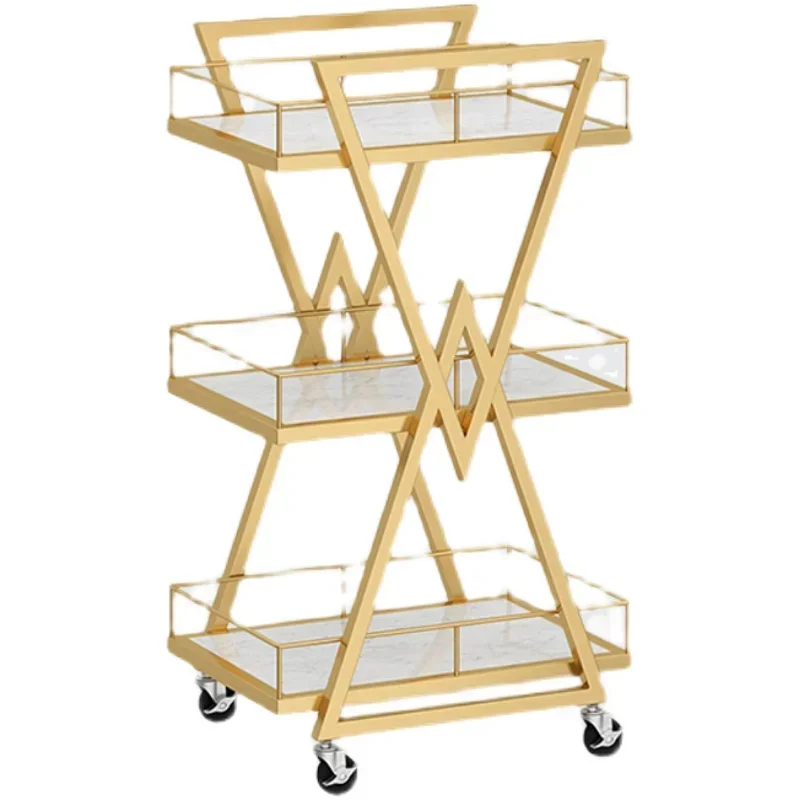 

High-end Special Beauty Salon Trolley Removable Multi-layer Storage Salon Furniture Versatile Stable Robust Storage Cart