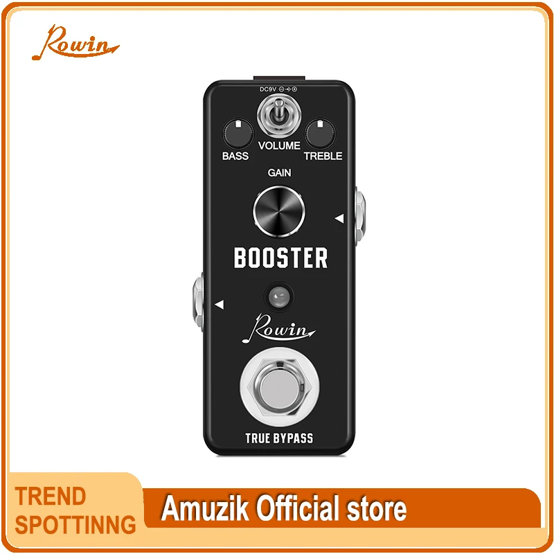 Rowin Best Pedal Order EQ Compressor Boost Gain Distortion Fuzz Noise Gate Tuner Modulation Delay Reverb Guitar Effect Pedals