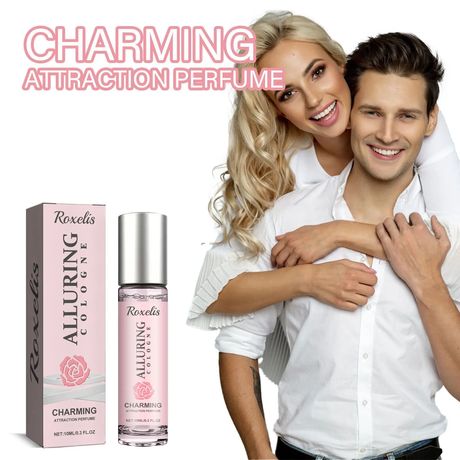 Vrouwen Rose Dating Roll Ball Parfum Bloemengeur Blijvende geur Aantrekken van mannen Houd charme Verbeter het vertrouwen Flirten Parfum