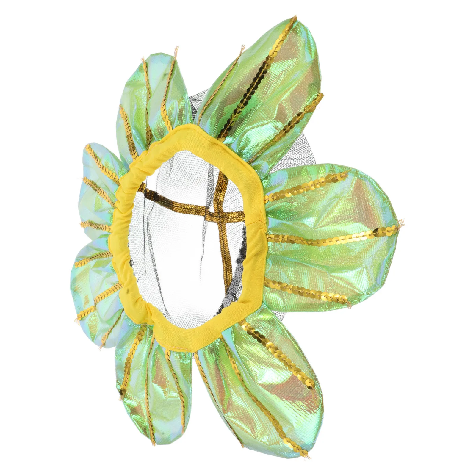 Children's Sunflower Headgear Cute Flower Shape Easy to Wear Fasten Ideal for Performance Party Costume Dance Festival Occasion