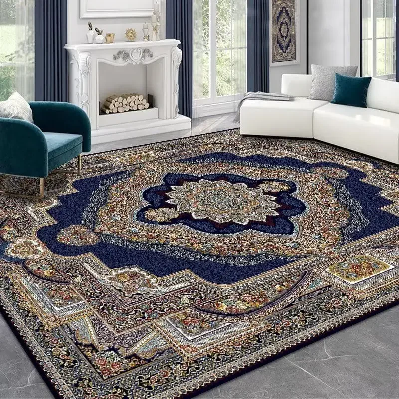 

Retro Persian carpet for Living Room Ethnic Style Rug Luxury Bedroom Study Decoration Sofa Table Large Area Rugs Non-slip tapete