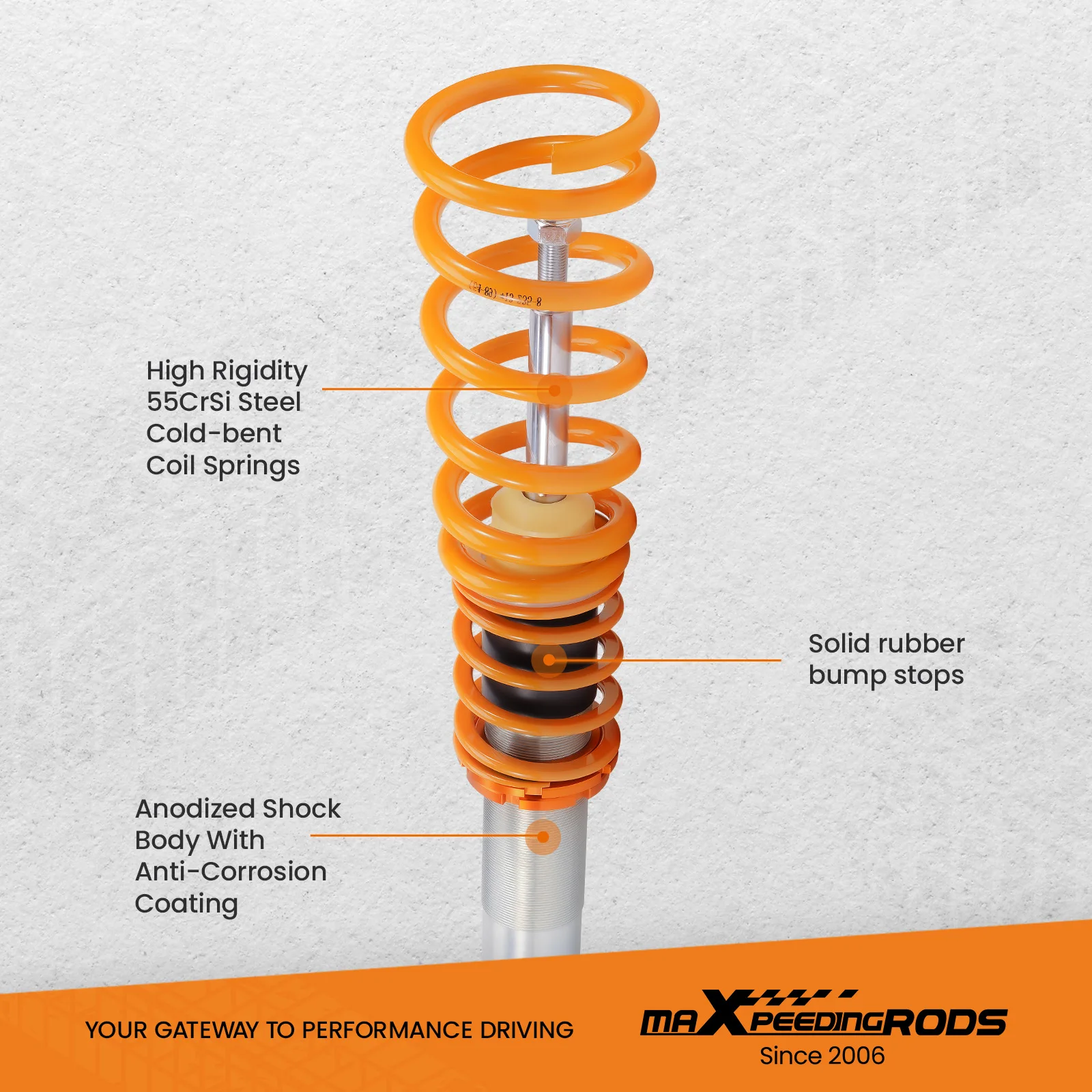 New Coilover Suspension Shocks for Chrysler 300C 300S Dodge Magnum 2005-2010