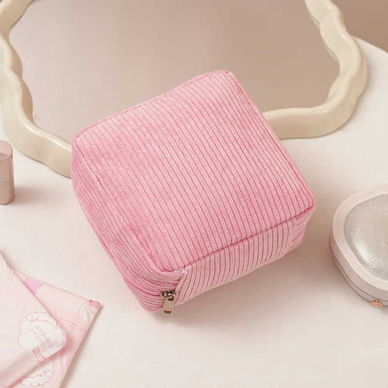 Kulturbeutel, Damenbinden-Beutel, Pad-Beutel, niedliche Kosmetik-Aufbewahrungstasche für Damen, kleine Make-up-Tasche, Kabeletui