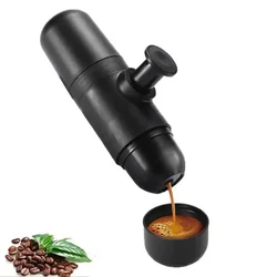 Portable Coffee Machine Outdoor Coffeepot Cup Manual Travel Espresso Coffee Maker Machine Travel Coffeemaker for Camping