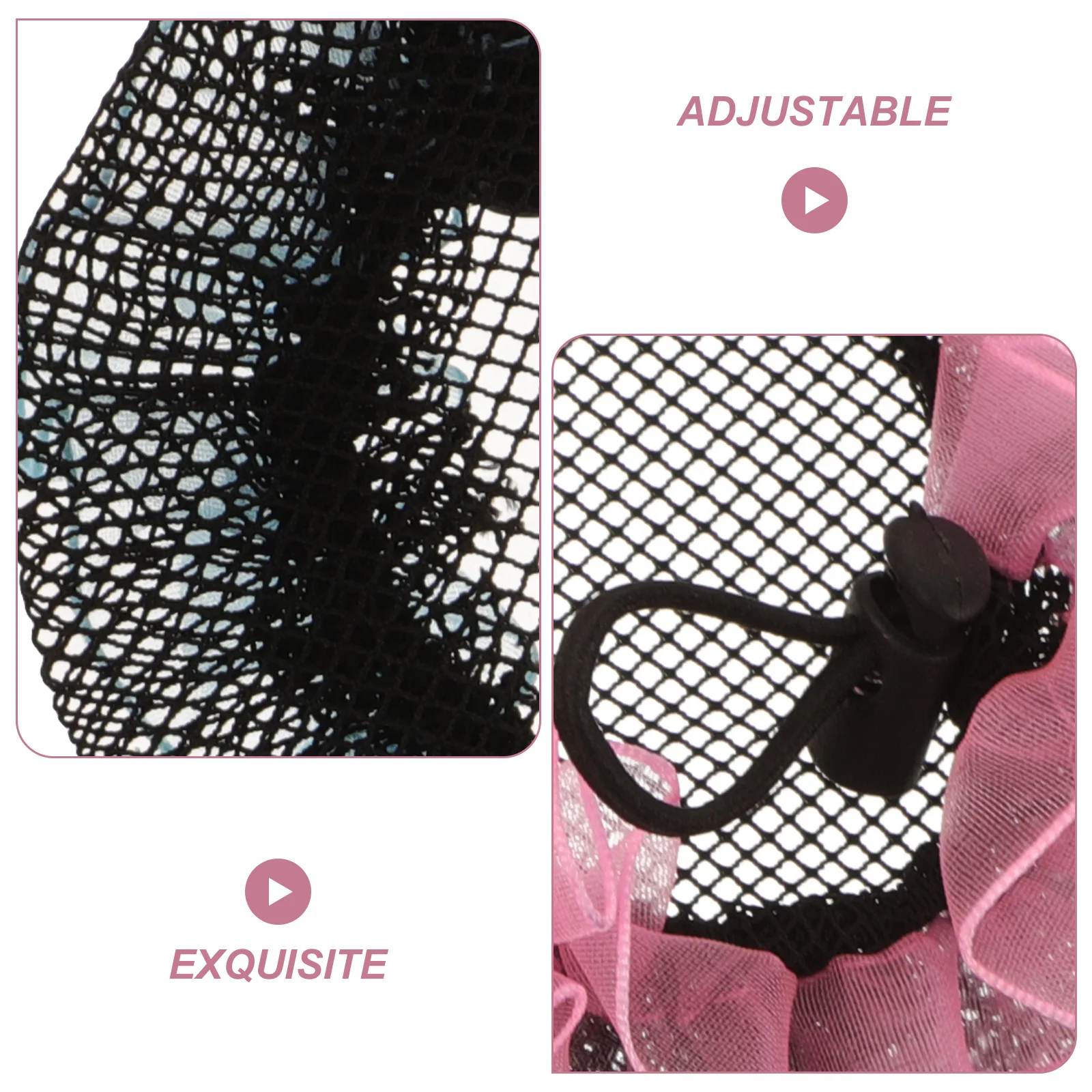 1Set Ballet Haaraccessoires Ballet Haarnet Broodje Netten voor Meisjes Comfortabel Lichtgewicht Veilig voor Dansvoorstellingen