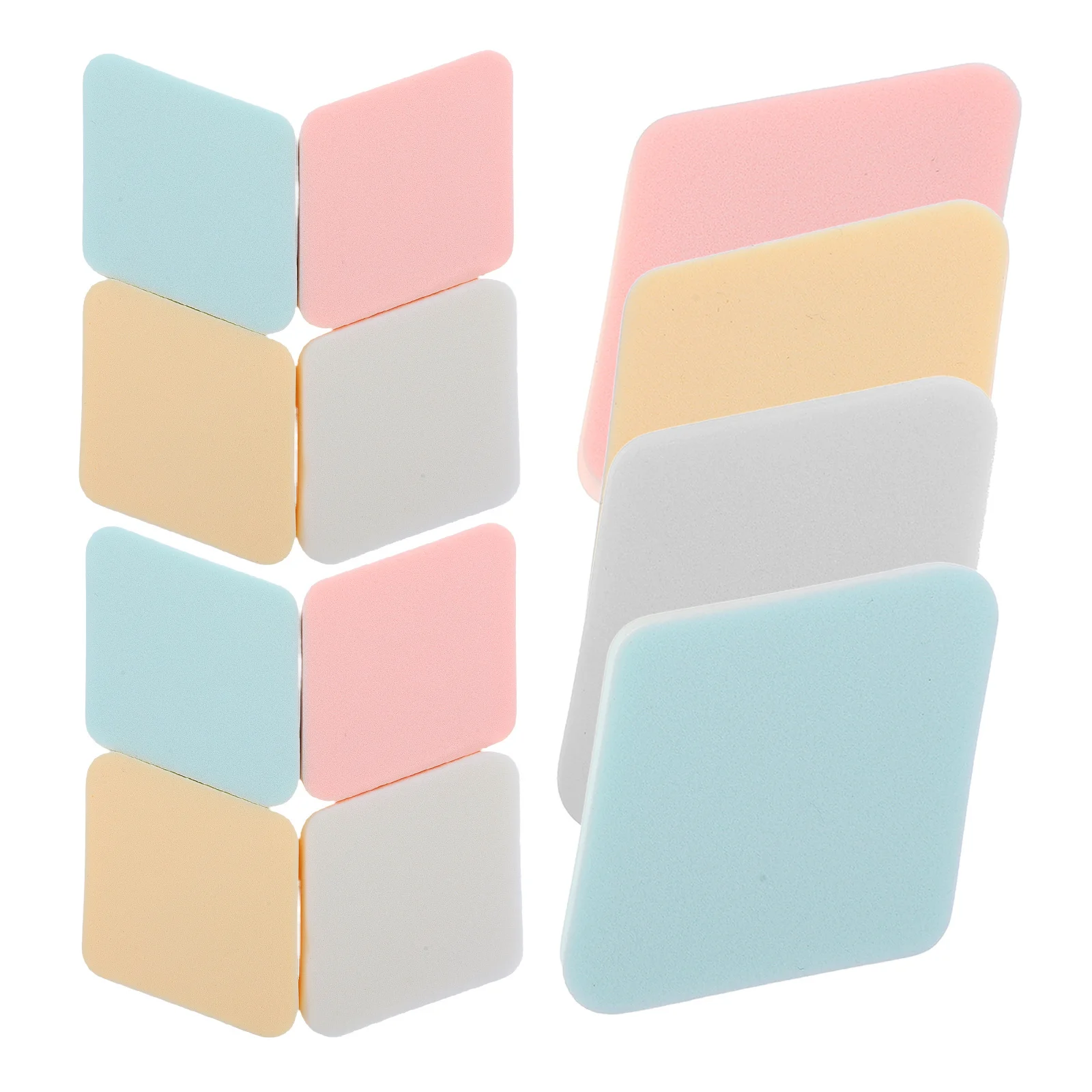 

12 pcs Makeup Puff Facial Powder Comfortable Portable Pad For Women Household Makeup Tool