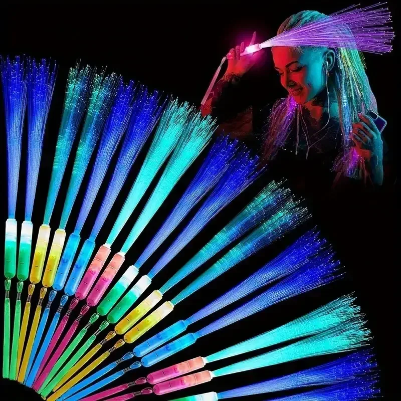 

Multicolor LED Fiber Optic Stick Decorative Light for Indoor Outdoor Party Wedding Christmas Concert Stage Event Decoration