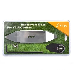Stainless Steel Lawn Mower Blade Knife Garden Lawn Mower Accessories with Hex Key for Robomow RX Lawn Mower