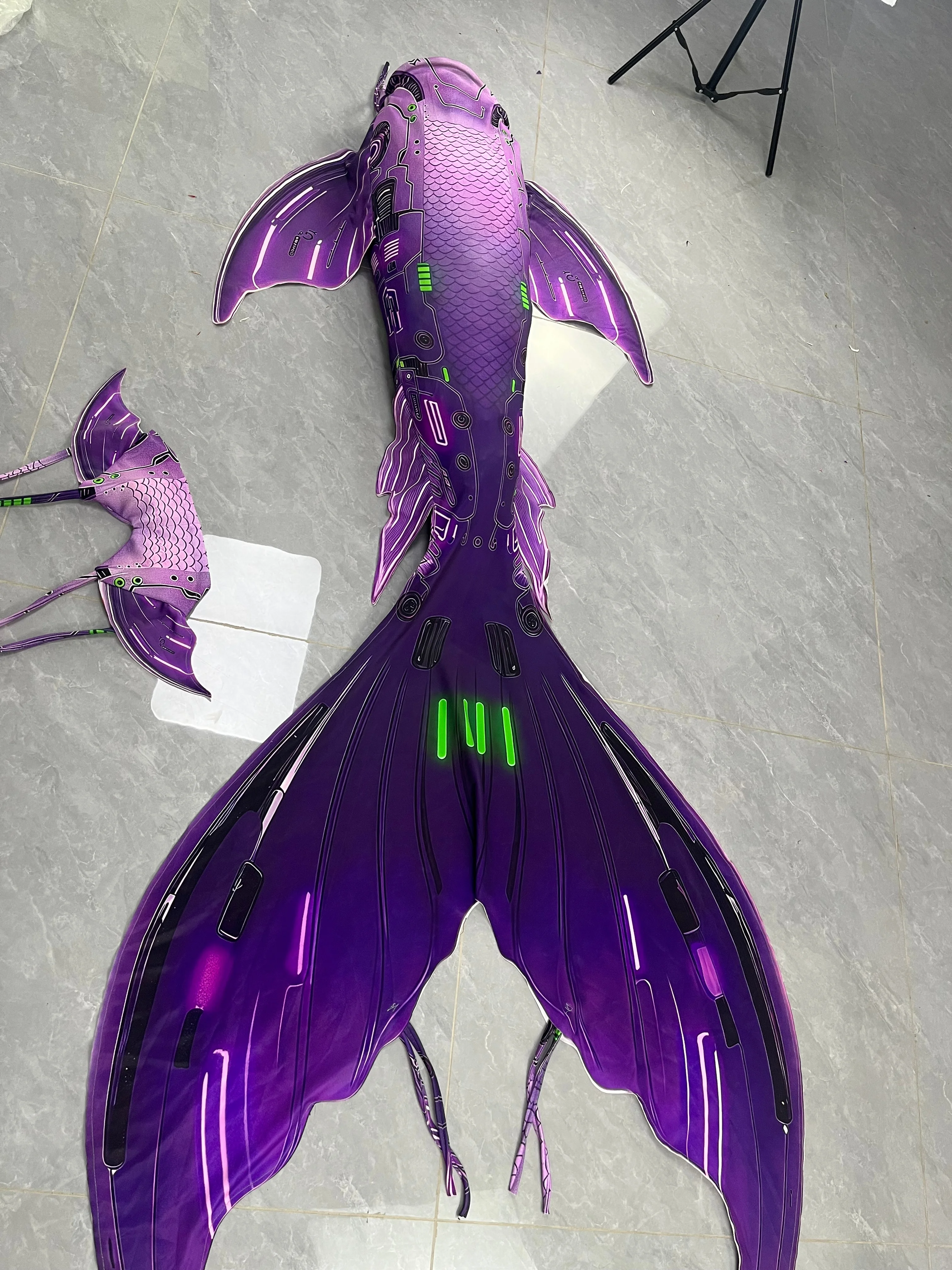 

New Purple Summer Beach Vacation Mermaid Costume High-Quality European And American Underwater Hd Performance Costume