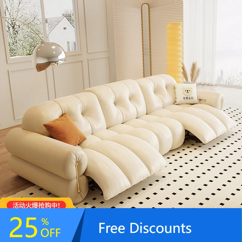 XLL Zero Gravity Leather Zero Back Electric Function Sofa